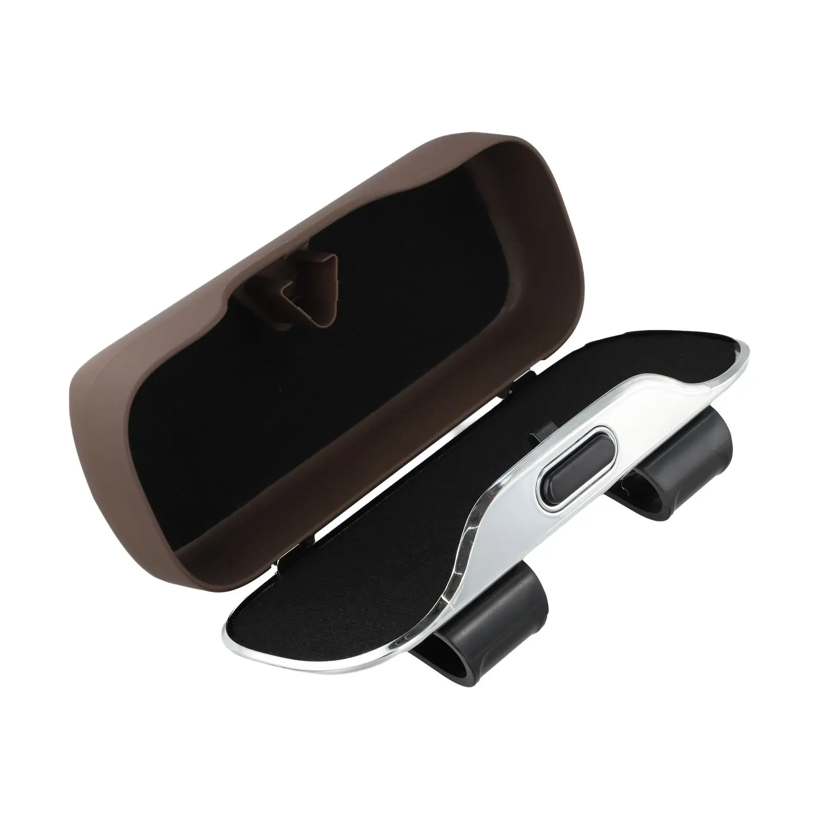 Automotive Visor Storage Solution Car Sunglasses Holder ABS Plastic Material Efficient Organization For Various Vehicles