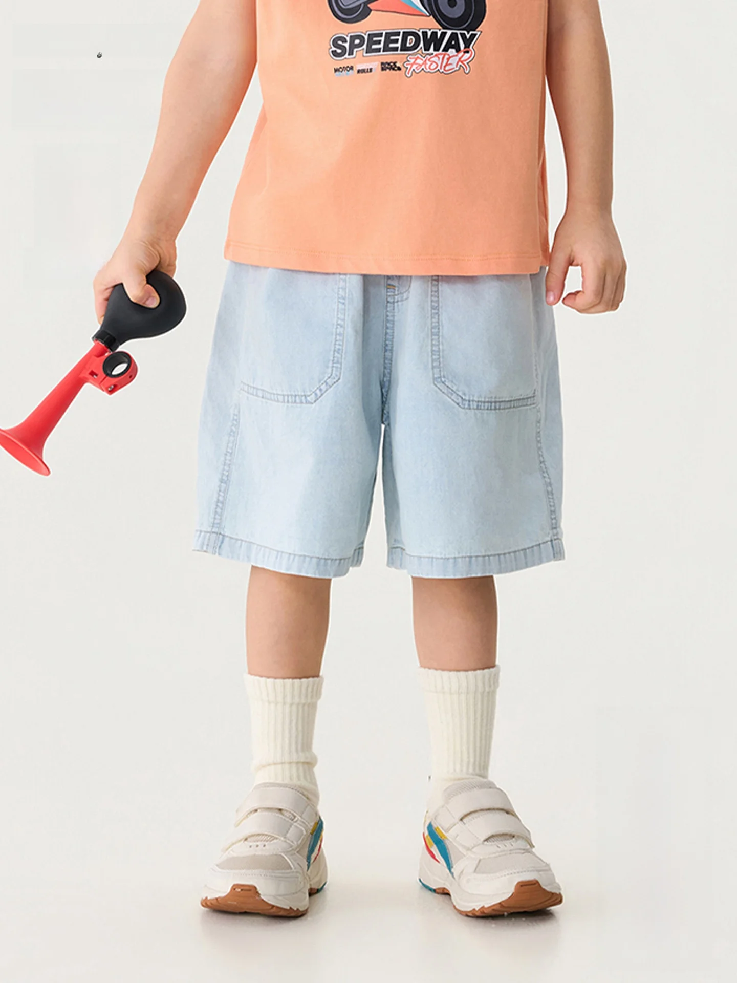 shorts-en-jean-en-coton-ample-et-tendance-pour-garcons-pantalons-decontractes-en-pur-coton-pour-bebes-jeans-a-jambe-droite-vetements-d'ete-pour-enfants