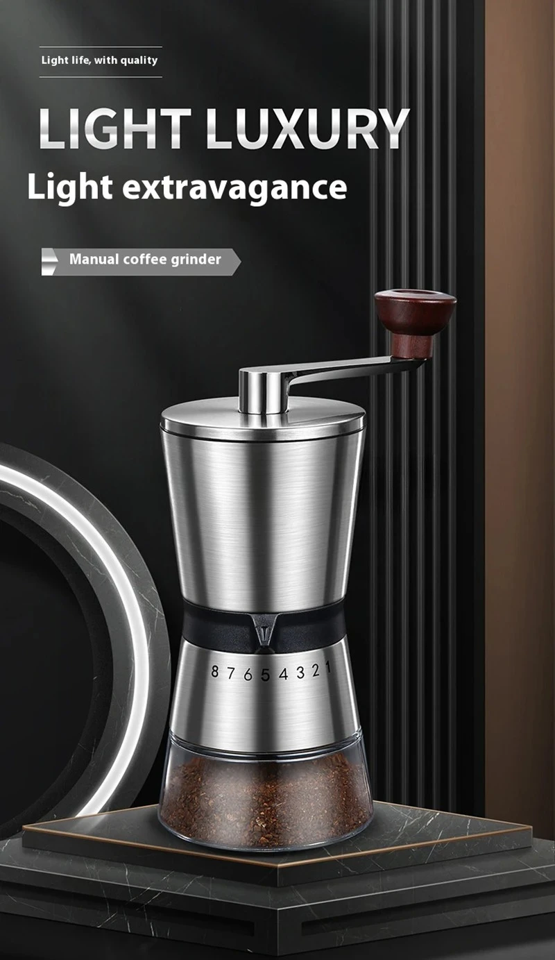 Casa ajustável portátil ferramentas de moagem de café manual moedor de café mão de alta qualidade com núcleo de moagem cerâmica