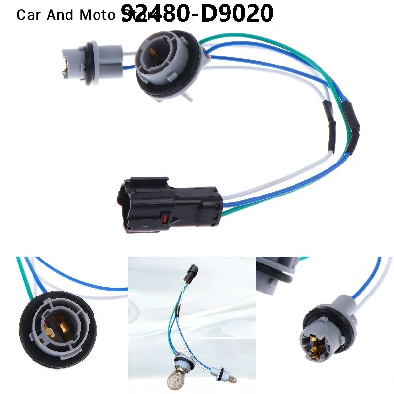 

【CMO】92480-D9020 Lamp Socket Wire For Auto Rear Tail Light ABS Material Easy Installation Auto Replacement Accessories