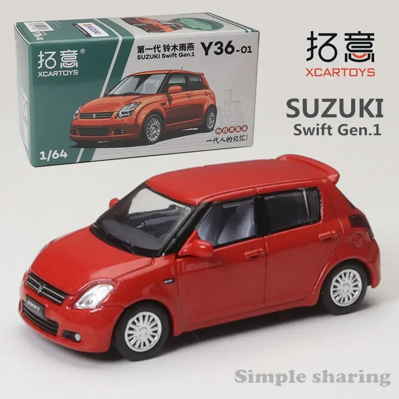 

XCarToys 1/64 SUZUKI Swift Red Alloy Diecast Model Car Toy Collection Gift