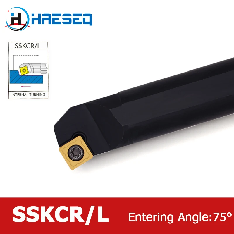 Токарный станок SSKCR с внутренним отверстием, токарный инструмент для резки металла, сверлильный инструмент SSKCR09 для SCMT SCGT, токарные резаки