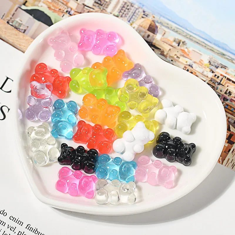 2024 New Candy Bears Women's Shoe Charms Designer Luxury Shoe Clips Charm Pines Clogs Fit Charms Wholesale