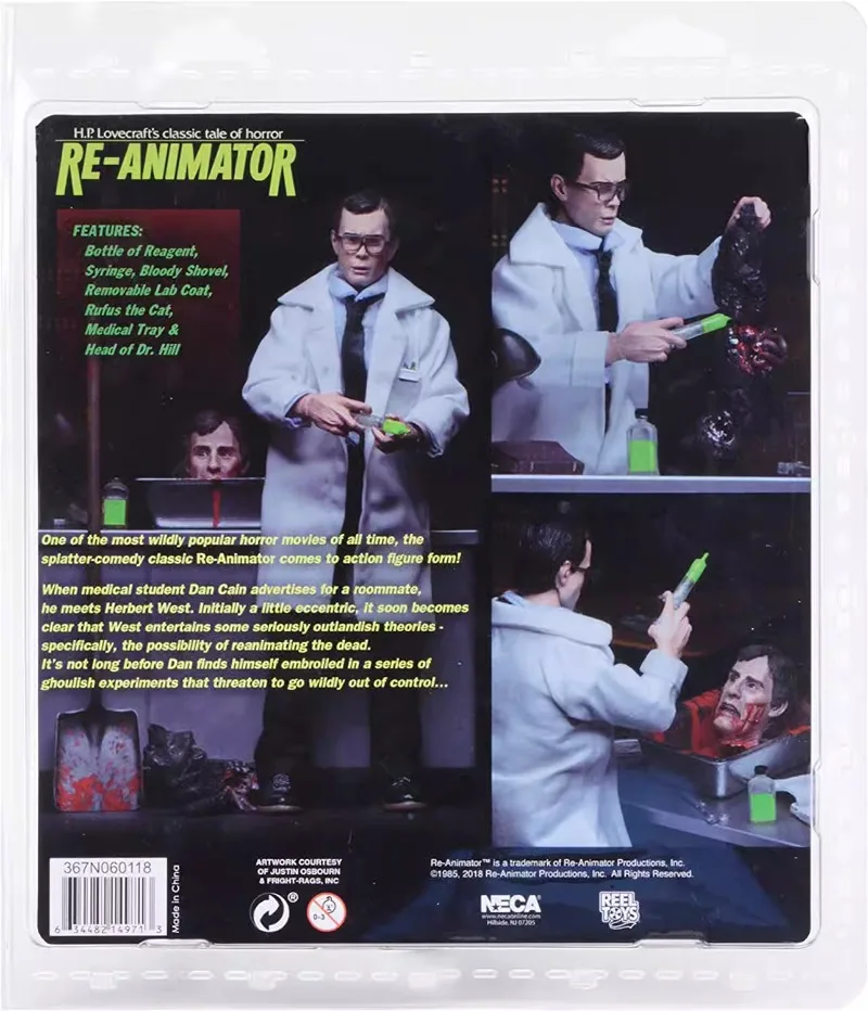 In Stock Original NECA 14971 Re Animator Jumping Corpse Cloth Edition Reprinting Handmade Model Great Gift From A Collector