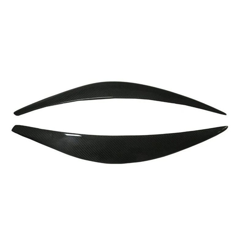 

Real Carbon Fiber Eyelids Eyebrows Lids Headlight Trim Cover For Chevrolet Cruze 2015