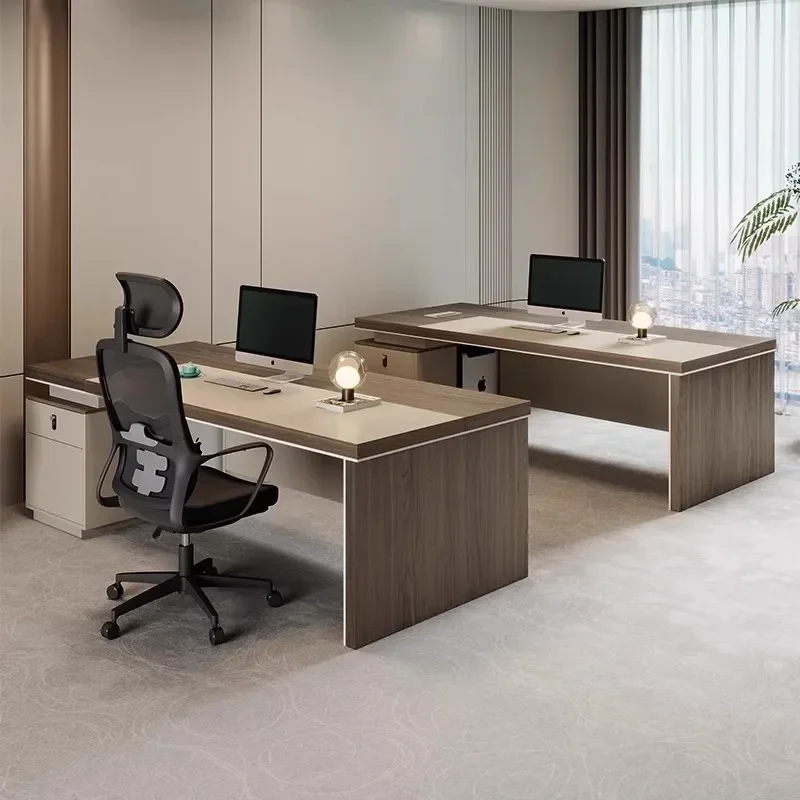 Luxury Work Sedentary Office Desk Drawers Auxiliary Reading Stand Computer Desks Conference Escritorios De Computadora Furniture