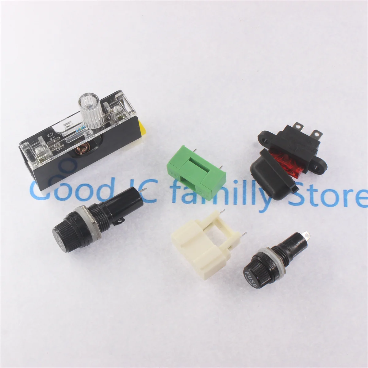 10/5pcs 5*20mm 6*30mm Glass Fuse Holders Insurance Tube Socket Fuse Holder For Insurance Panel Mount Fuse Holder 5x20 6x30