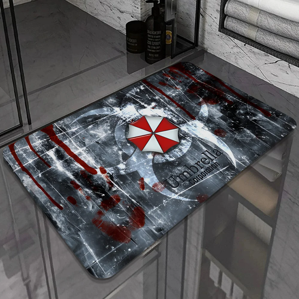 Horror Movie Umbrella Corporation Room Mats Retro Multiple Choice Living Room Kitchen Rug Non-Slip Welcome Rug