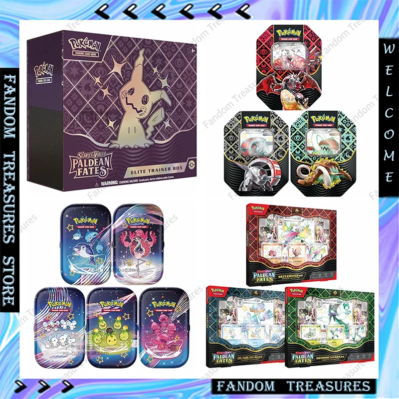

100%Original Poke Mon Card SV4.5 English U.S. Edition Card Genuine Paldean Fates Grandmaster Box Replenish Bag Supplement Packs