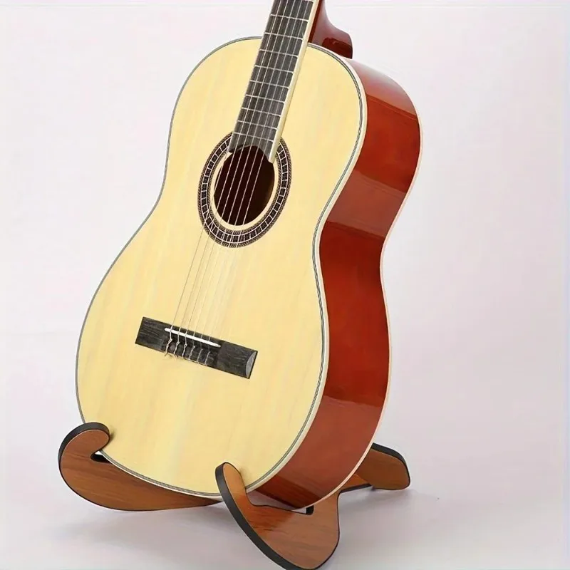 Faltbarer Gitarren- und Geigenständer, hölzerner Ukulele- und Geigenständer, Instrumentenstütz-Zubehör.