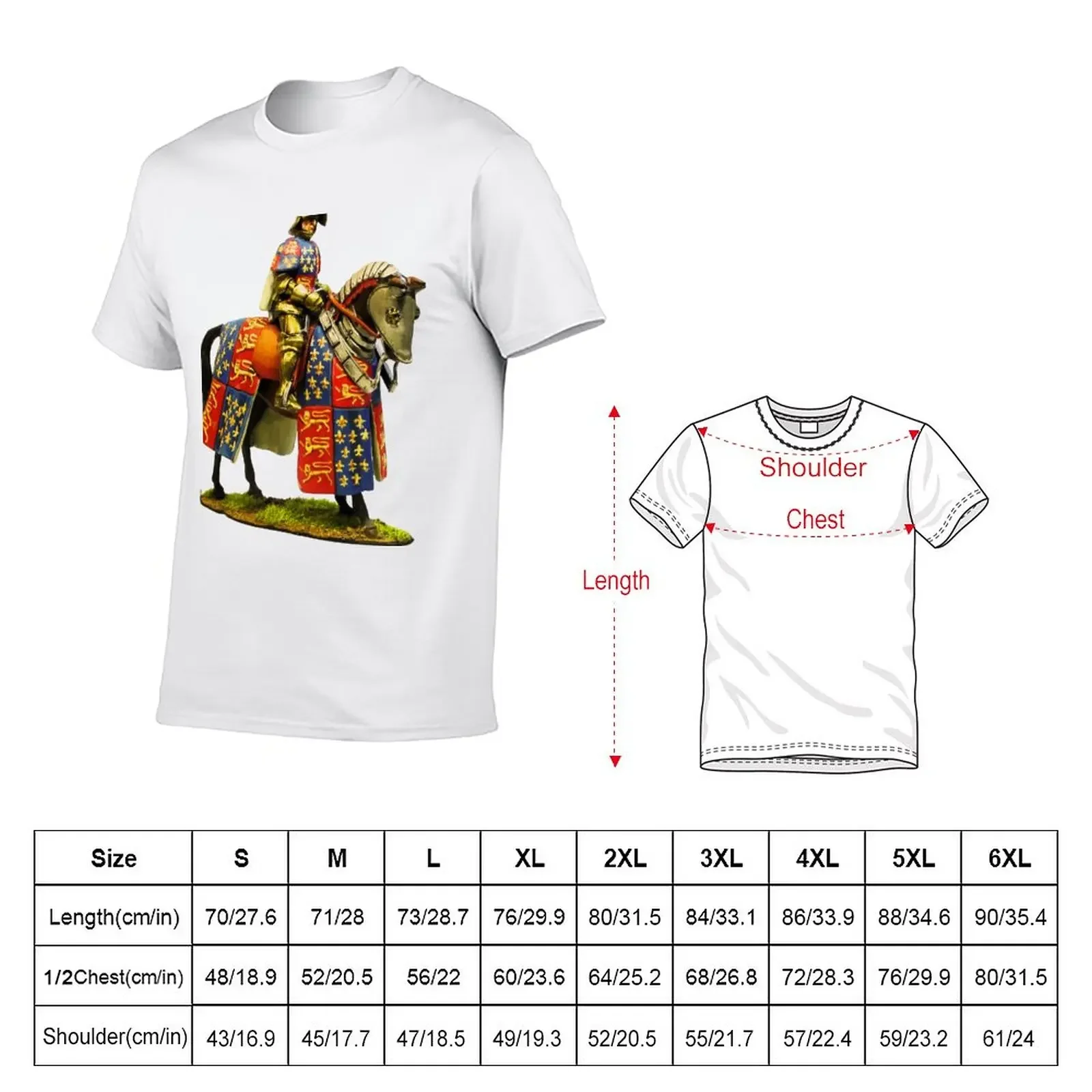 Richard III of England Battle of Bosworth T-Shirt summer tops vintage vintage t shirt men