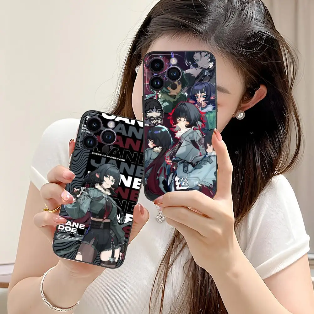 

Zenless Zone Zero Jane Doe Phone Case for iPhone 17 16 15 14 13 12 11 X XR XS 8 7 Pro Max Plus Mini Colour Protective Cellphones