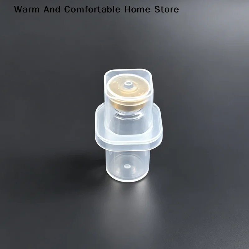 【W】Durable Clear Plastic Sealed Storage Vials Leak Proof Lids Assorted Sizes For Lab Cosmetic Storage