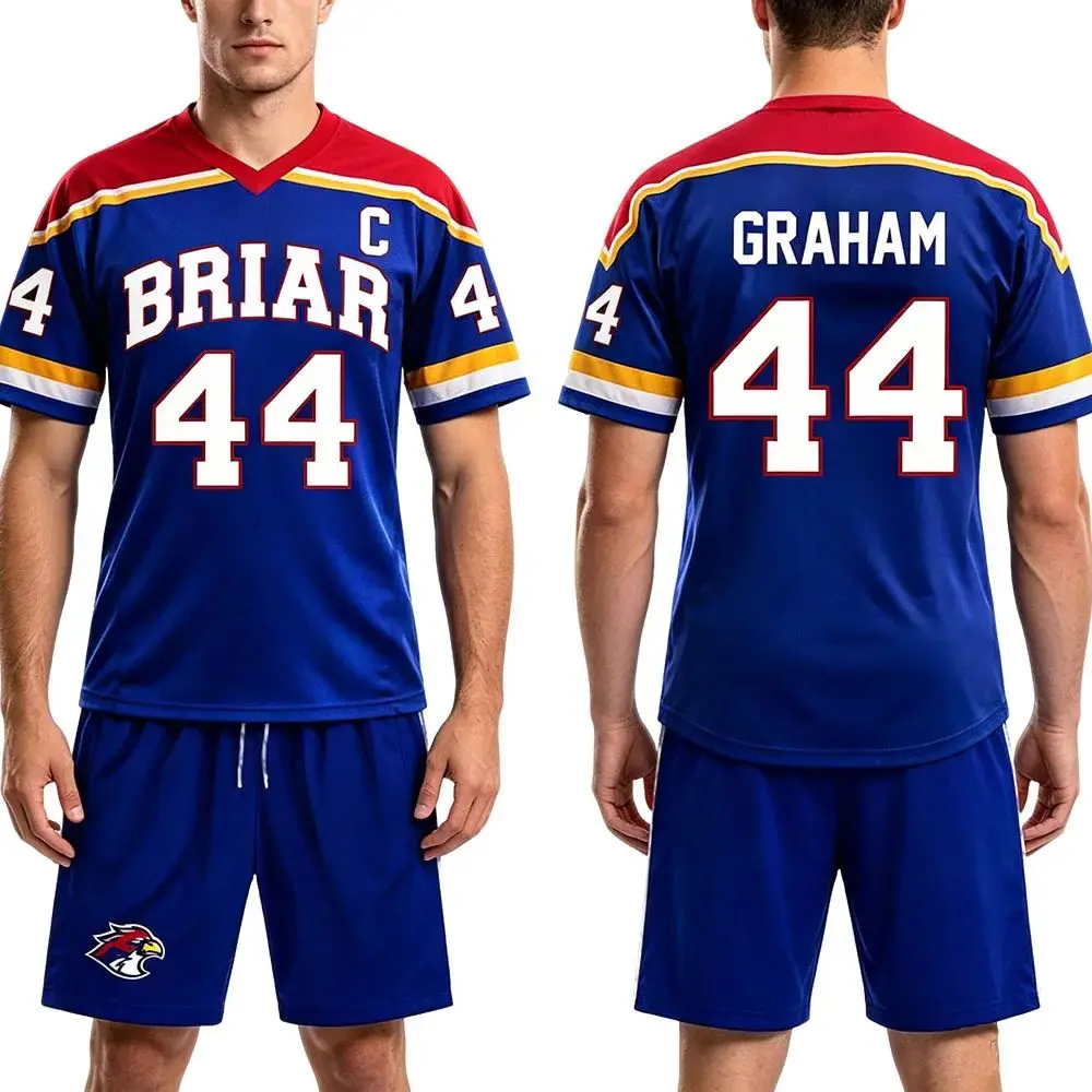 

Off Campus Briar University V-neck Jersey Suit Graham 44 22 DI LAURENTIS 66 Tucker46 Tshirt Set Short Sleeve Summer Outfit Women