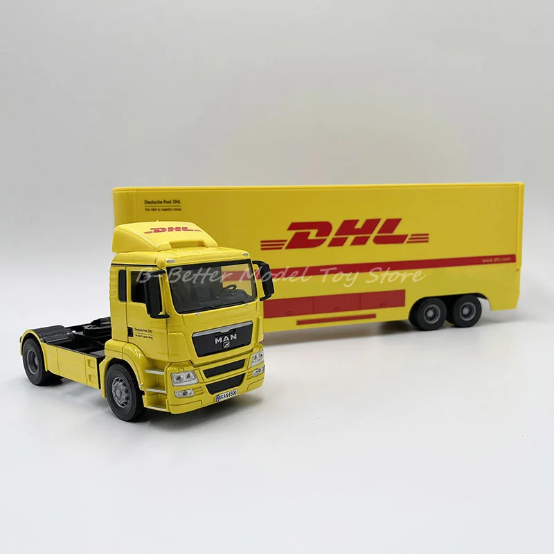 1:32 Diecast Truck Model Toy Joy City Man TGX Tractor With Container Replica Collector Edition