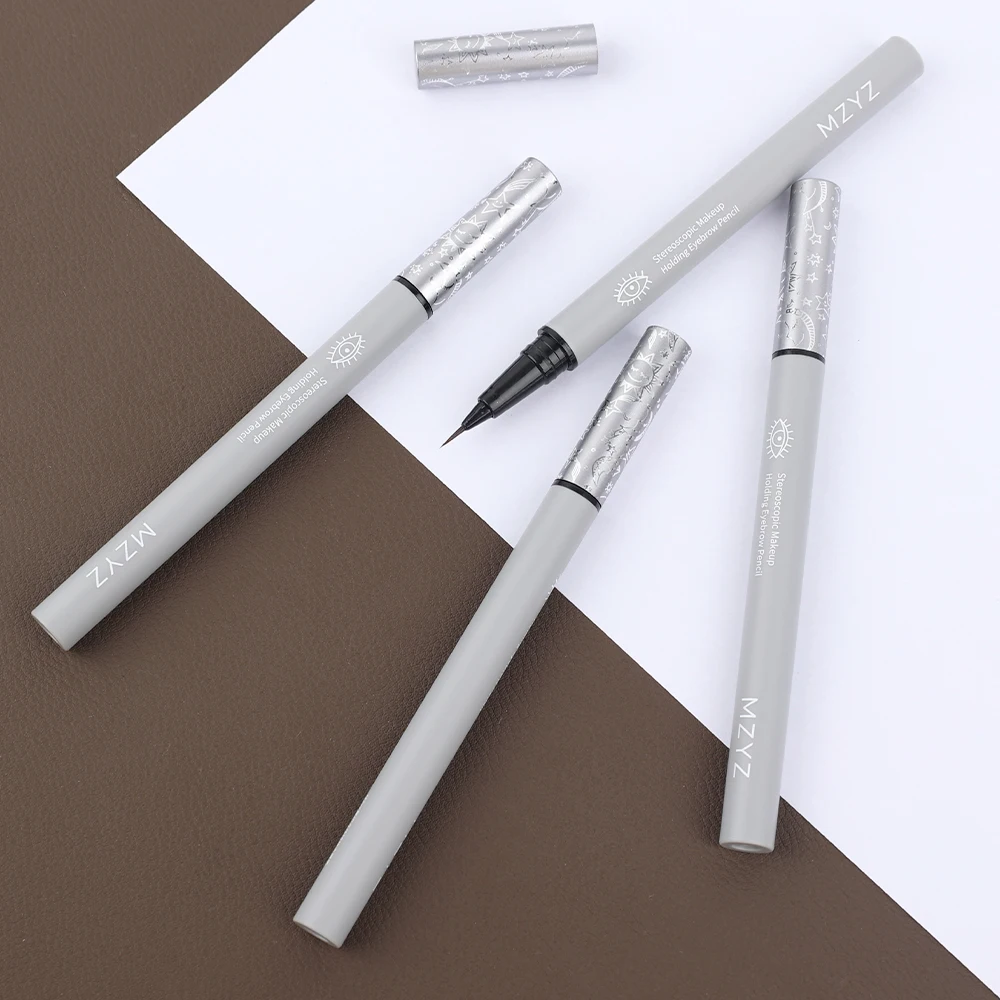 0.01mm Ultra Fine Eyebrows Pencil Waterproof Sweat-proof Liquid Eyebrow Pen Eyeliner Long Lasting Professional Eye Makeup Tools