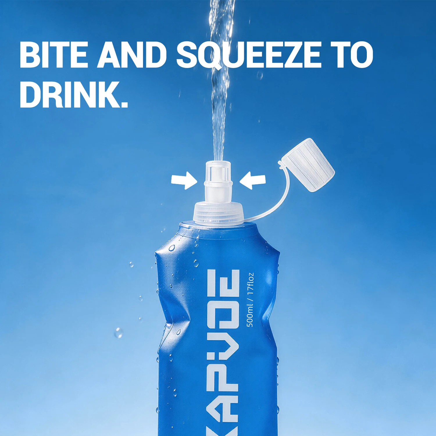 Running Gear Sports Direct - Kapvoe New Portable Soft Water Bottle