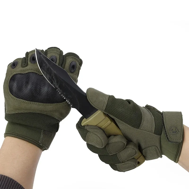 

Emersongear Tactical Full Finger Combat Gloves Hand Protective Gear Handwear Milsim Hiking Training EM9347