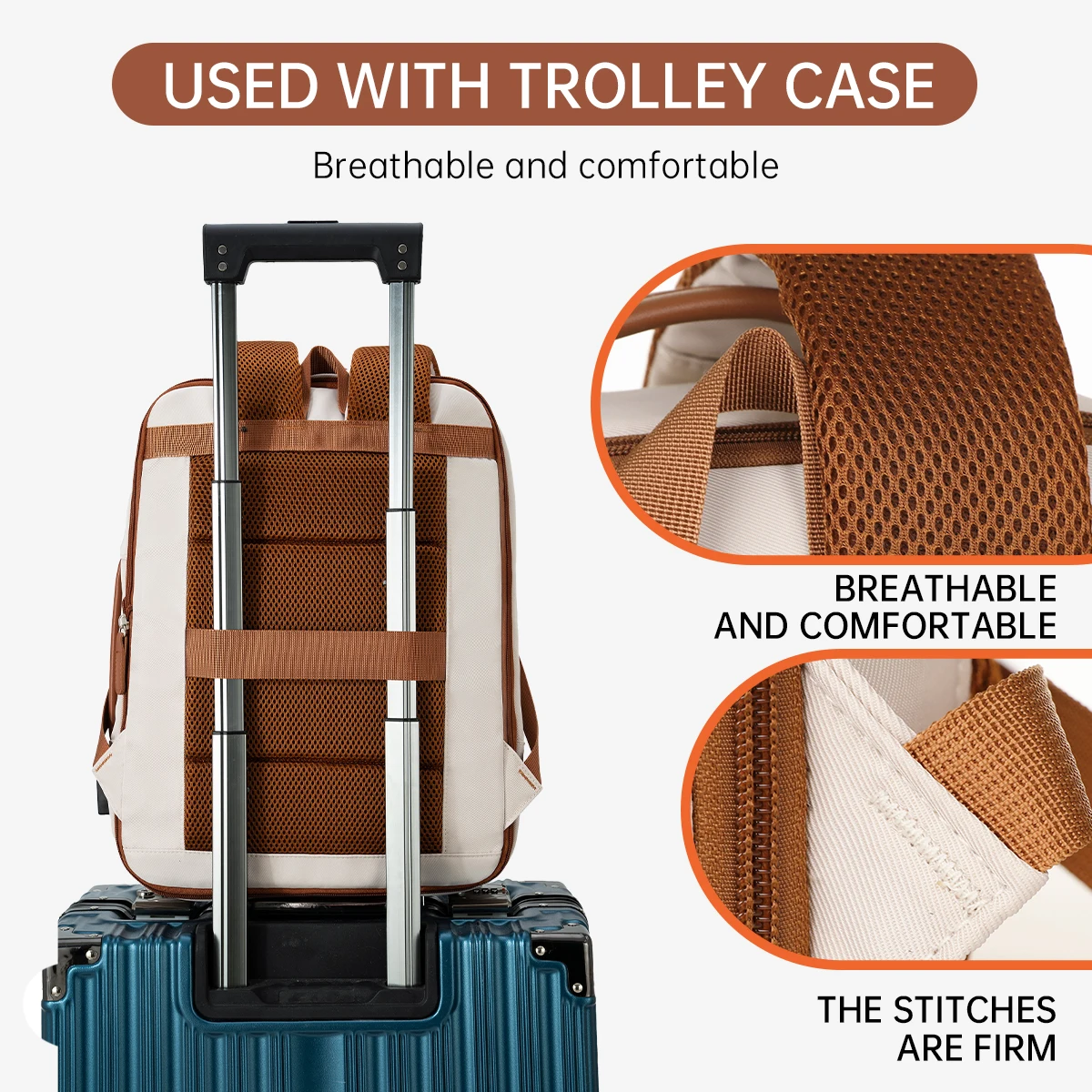 Simple Commuter Backpack, Lightweight with Expansion Layer, Casual Student School Bag, Travel Bag, Men's Business Trip Computer Backpack