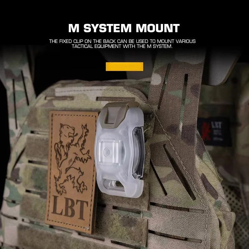 Luz de señal táctica NANO con modos IR y MOLLE para pesca y caza - imagen 3