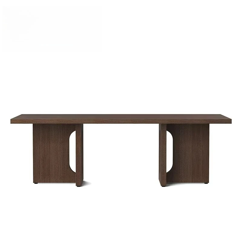 Marble coffee table Stone Chang'an Jing coffee table Antique granite desktop Solid wood dining table Natural