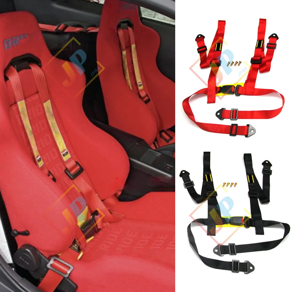 Car Universal Adjustable Two-Inch Four-Point Seat Belt Racing Modified Seat Belt