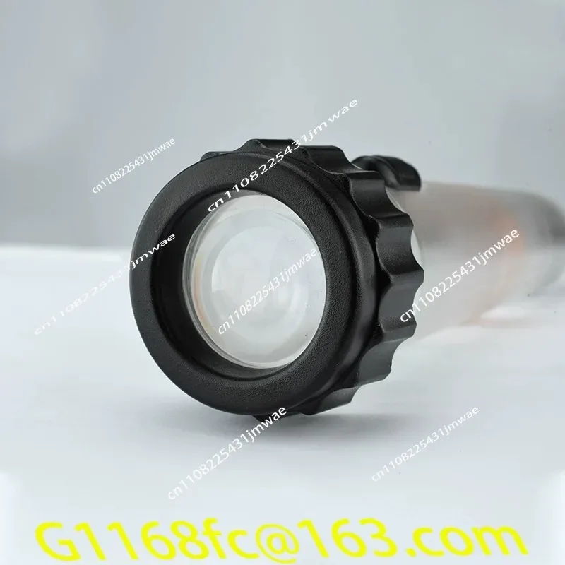 Hand-cranked Shaking Charging Farad Self-generating Transparent Emergency Fluorescent Student Flashlight