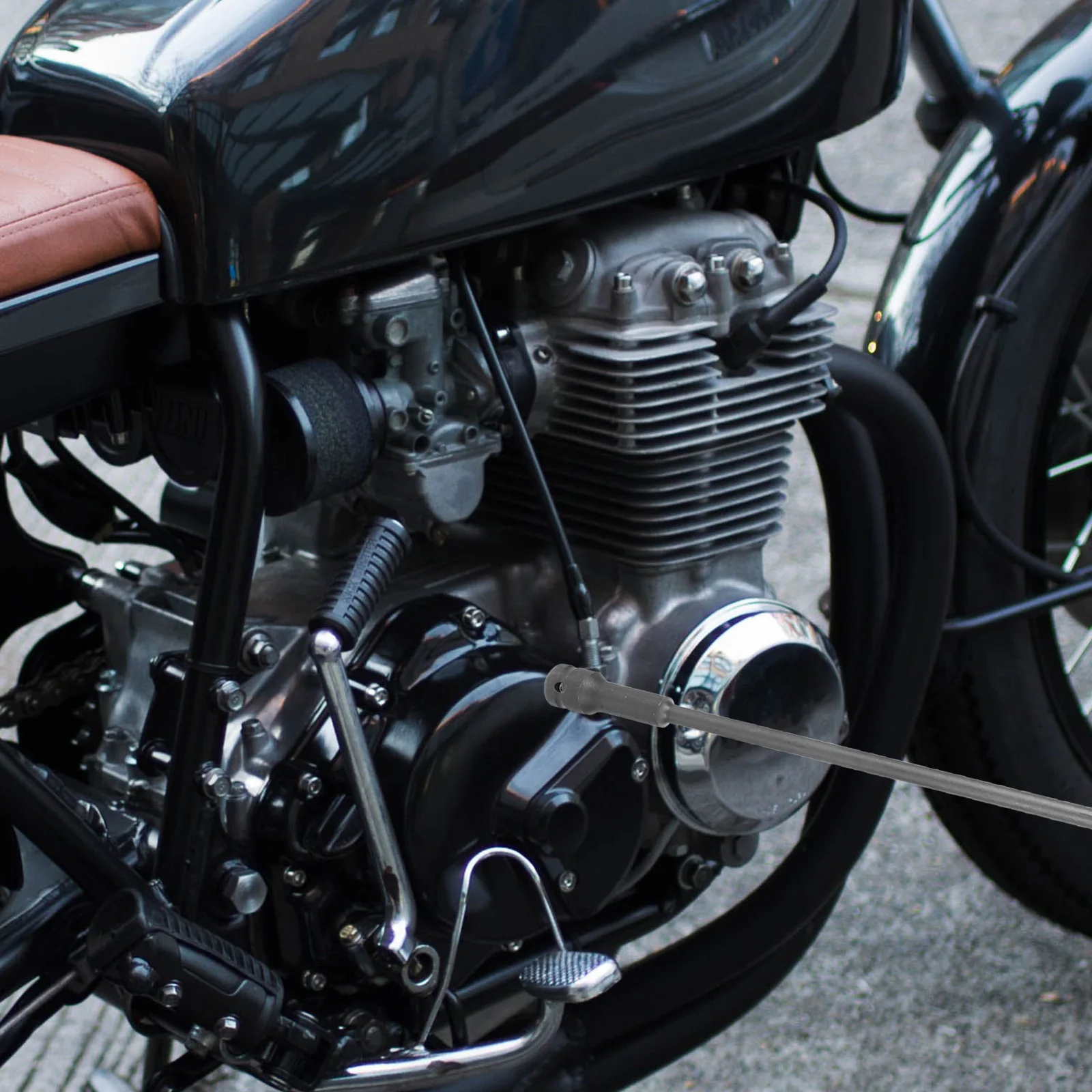 8 مللي متر مقعد الترباس وجع دراجة نارية دراجة كهربائية أداة إصلاح دائم الصلب كفاءة عزم الدوران خفيفة الوزن المقعد الخلفي الترباس وجع #4