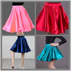 Girls Performance Competition Training Clothes Square Dance Skirt Modern Dancer Latin Dance Skirt Children's