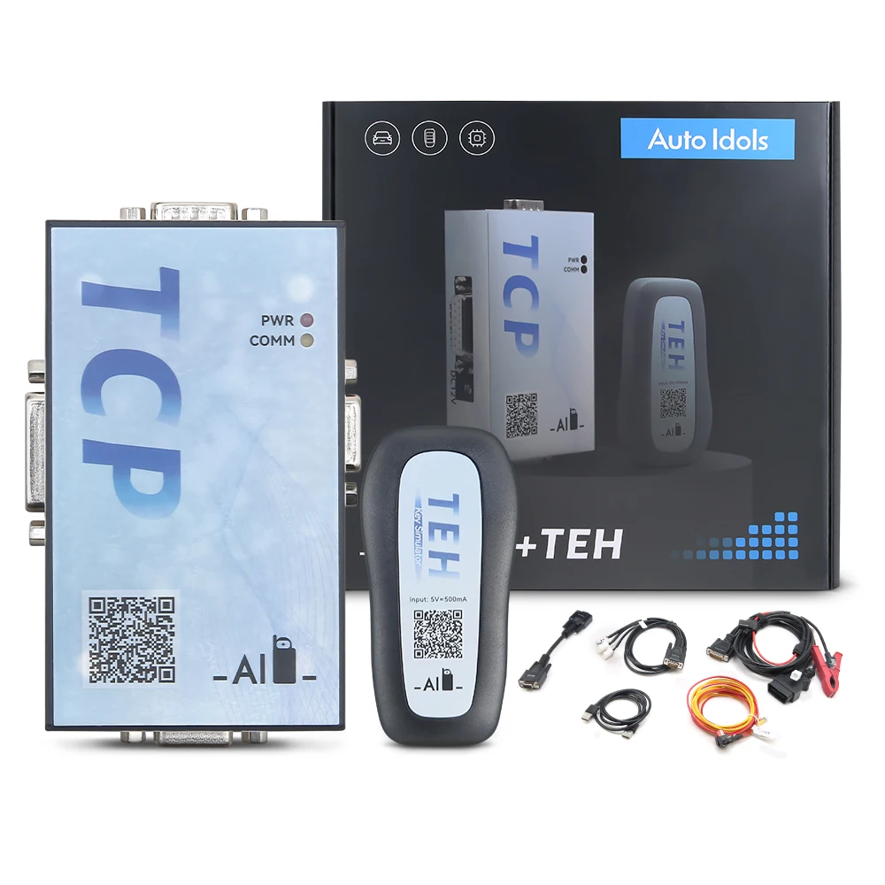 Smart Key All Lose & Add New Key Programming 8A/4A Adapter TCP+TEH Set AI Auto Idols KPC PRO for