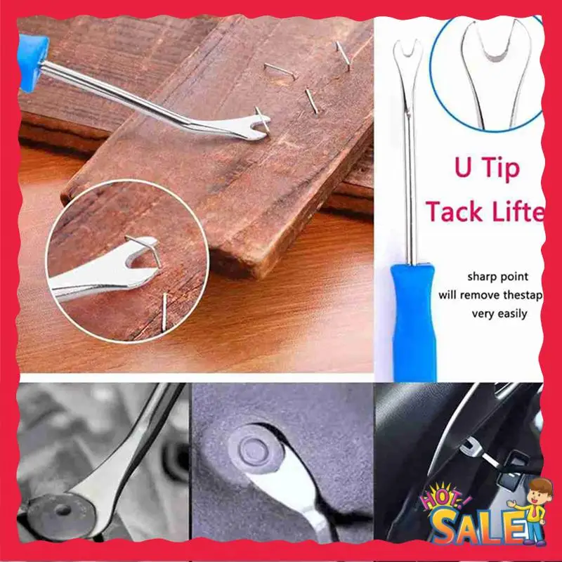 

BOFO 4Pcs Upholstery And Repair Staple Remover Tack Puller Nail Remover Tool Set,For Furniture Floor Wall Wooden Case Frame