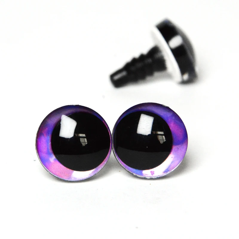 20 Stück 16 mm, 18 mm, 20 mm, 25 mm, 30 mm, Cartoon-3D-Glitzer-Spielzeugpuppe, Pupillenaugen mit Unterlegscheibe – Farbgrößenoption – Detail 11