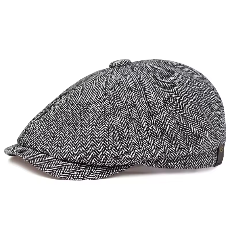 Retro Newsboy Caps Men Octagonal Hats British Painters Hats Autumn Winter Berets Herringbone Flat Caps Hip Hop Berets gorras - Image 24