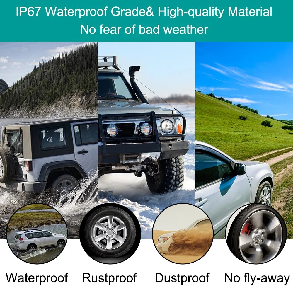 RV-LKW-Anhänger, 6 Sensoren, 6 Räder, USB, extern, kabellos, Solar-Reifendruck, Mon-Joring-System, Tpms