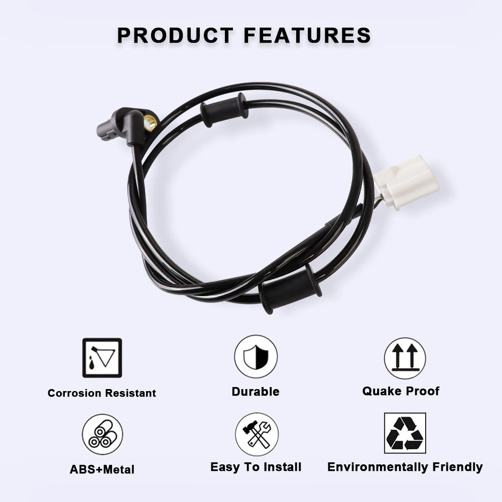 For Yamaha X-MAX 300 400 125 250 2017-2023 Motorcycle ABS Rear Wheel Speed Sensor Wire Silicone Signal Cord Replaced Accessories