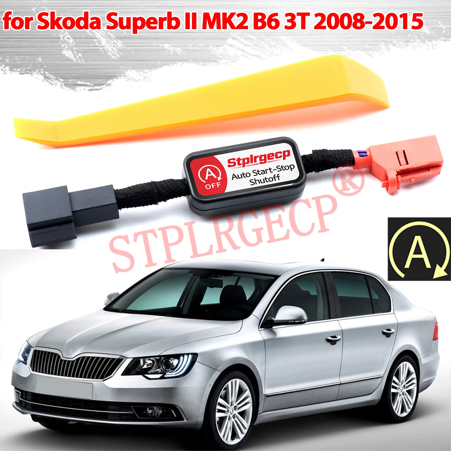 Auto Canceller Automatic Stop Start Engine System Eliminator Closer Cable for Skoda Superb II MK2 B6 3T 2008-2015
