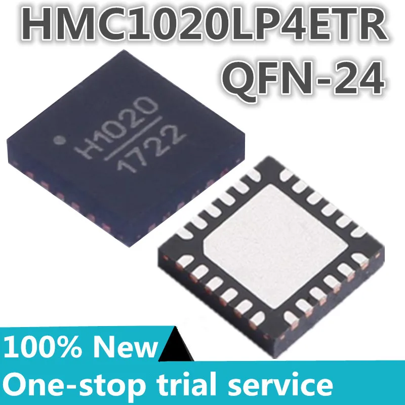 

1-10 %New HMC1020LP4ETR HMC1020LP4E Screen printing H1020 QFN-24 RF detector IC General purpose 0Hz ~ 3.9GHz -65dBm ~ 7dBm ±1dB