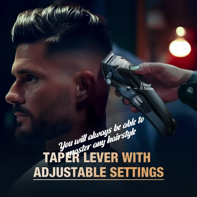 WMARK NG-2053 Hair Clippers for Men - High Torque Brushless Motor & Detachable Blade - Cordless Hair Clipper Set for Barber