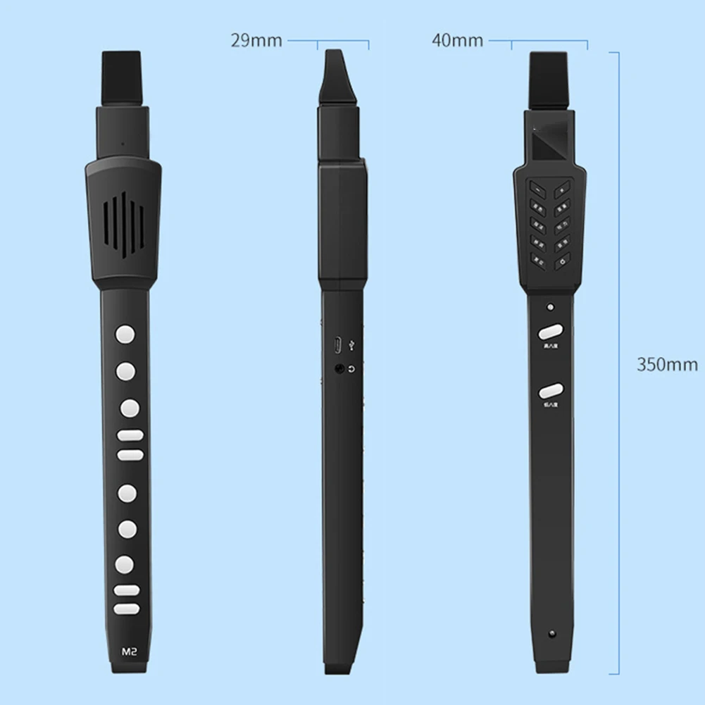 

Беспроводной электрический саксофон с паяльной трубкой с ЖК-дисплеем и 83-темперами, включая звуки для саксофона, кларнета и скрипки
