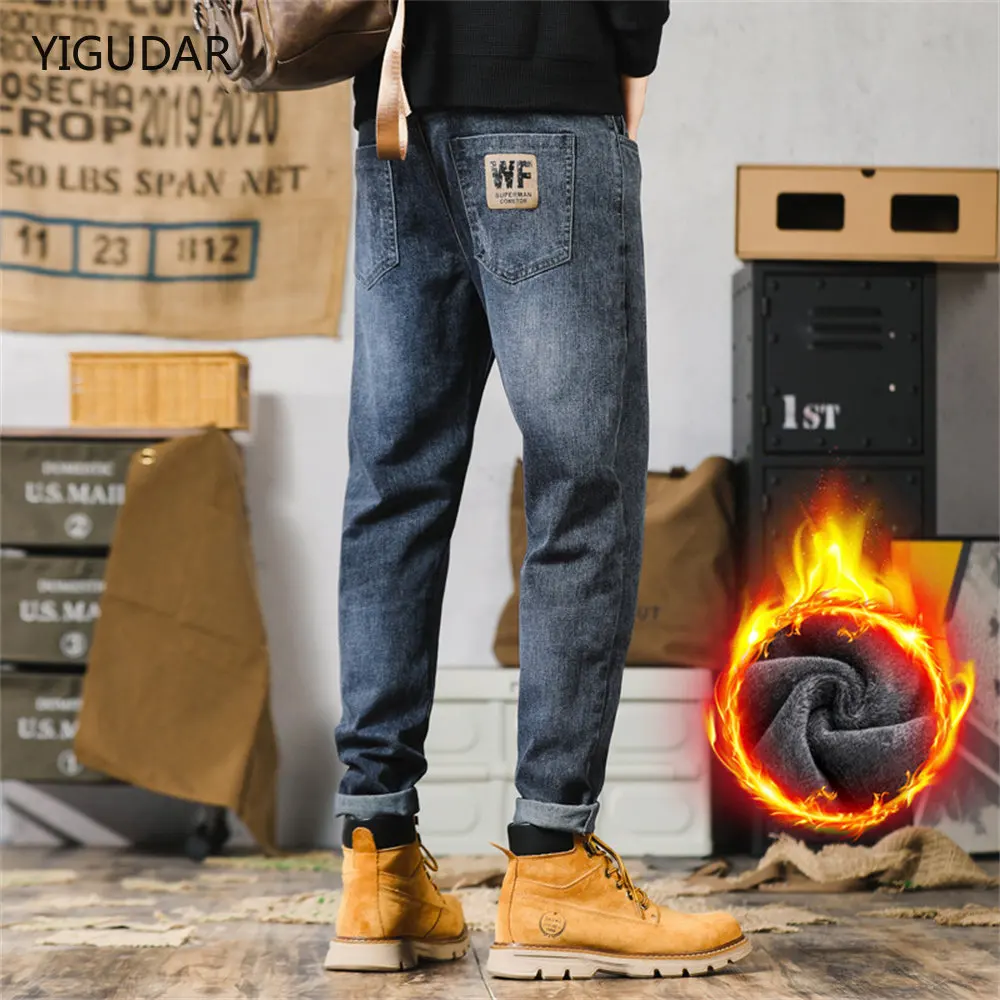 

Harem Jeans Men Loose Fit Retro Blue Fashion Relaxed Tapered Jeans For Man Wide Leg Denim Pants Vintage Clothes Men jeans pants