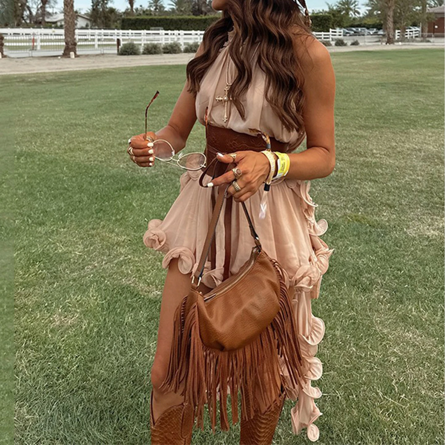 Sweet Sle losse Le vest en rok set dames Faion herfst 2025, tweedelig pak van Z-merk