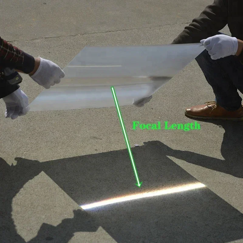 

Brackets for Linear Fresnel Lens 500X80MM Line Length Solar Heat Collection Strip Spot