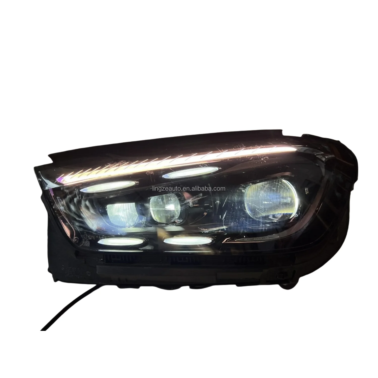 Fit For Mercedes-benz Gle Headlight 2020-2025 Benz W167 Headlight Use For Old Version Upgrading To New Gle Multi-beam Headlamp