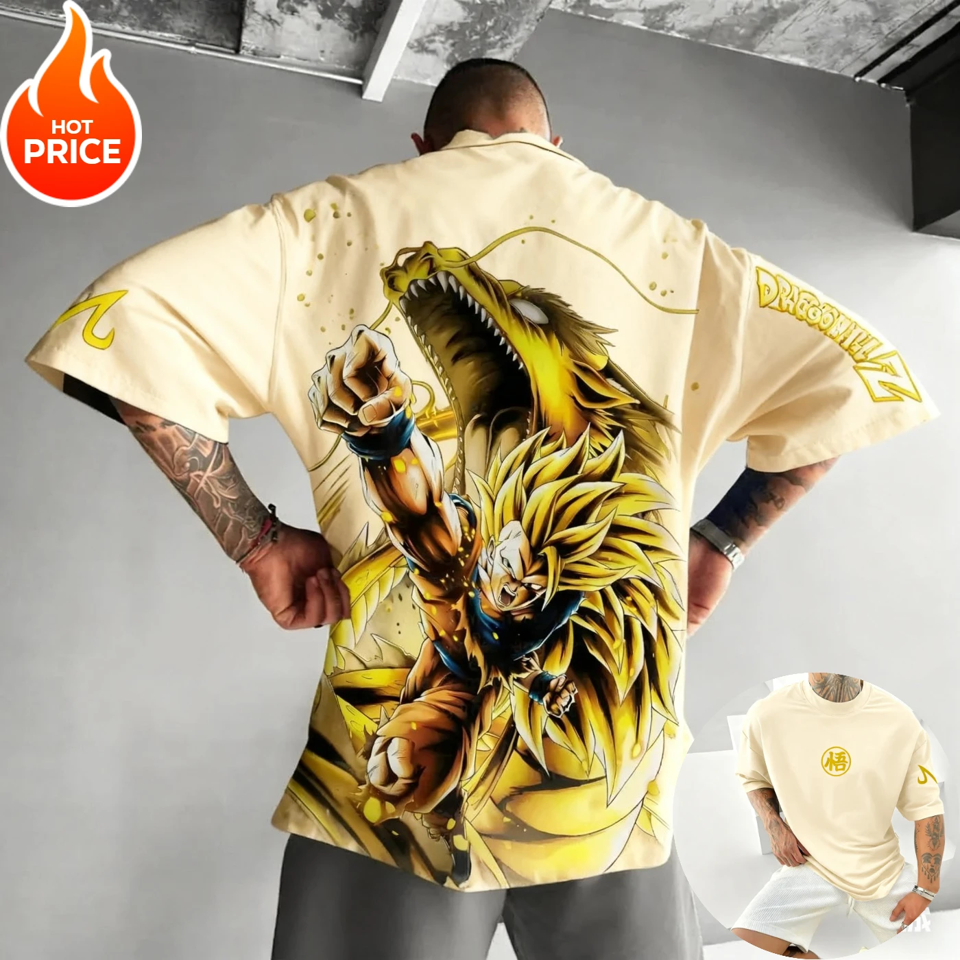 슈퍼 사이언 스트리트웨어 손오공 드래곤볼 하라주쿠 여름 티셔츠 남성 빈티지 오버사이즈 여성 캐주얼 반팔 유니섹스 티