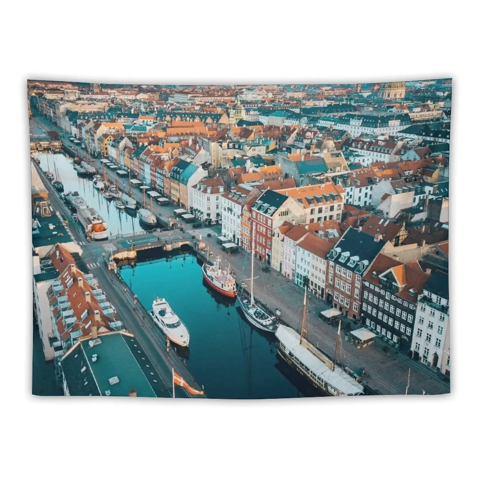 

Copenhagen Capital of Denmark Tapestry Aesthetic Room Decorations Luxury Living Room Decoration Tapestry