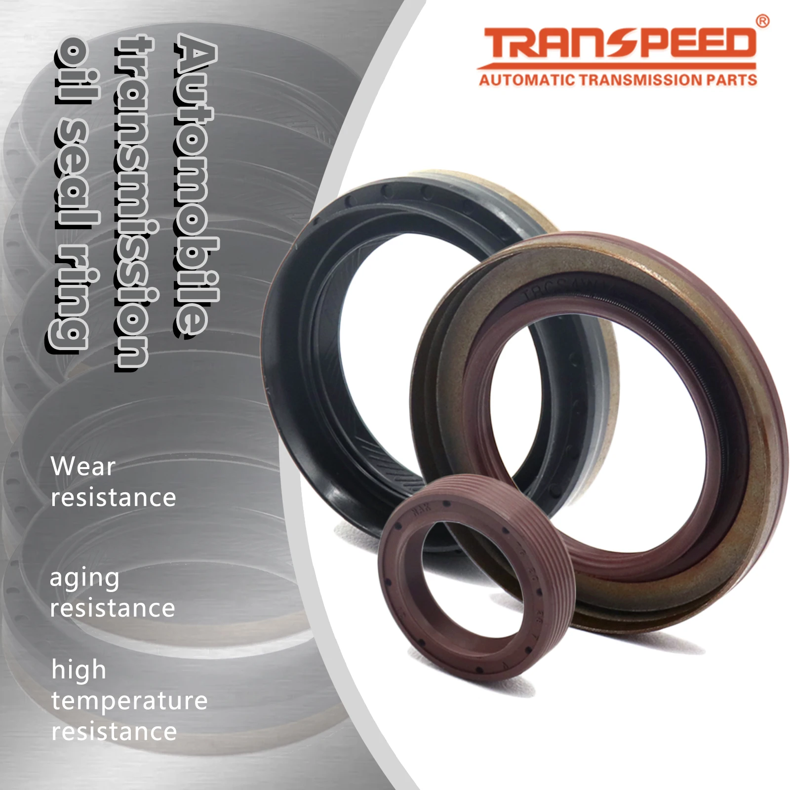 TRANSPEED 6DCT250 DPS6 Automatic Transmission Left Right Half Shaft Oil Seal Kit For Ford Focus Fiesta EcoSport Car Accessories