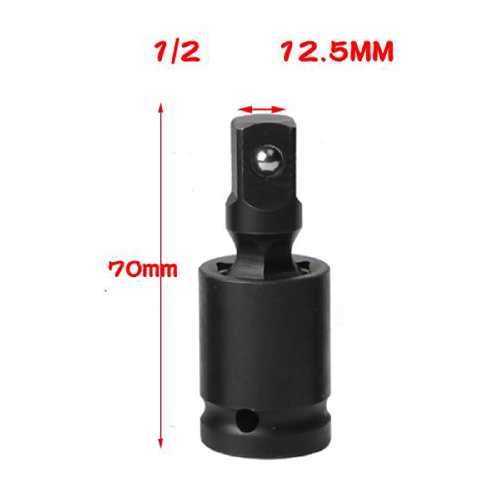 Pneumatic Wrench Flank Socket Adapter 360 Degree Swivel Joint for Impact Socket Kit Auto Repair