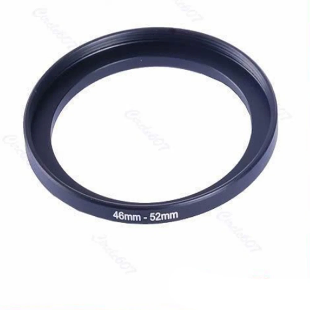 Aluminum Black Step Up Filter Ring 46mm-52mm 46-52 mm 46 to 52 Filter Adapter Lens Adapter for Canon Nikon Sony DSLR Camera Lens