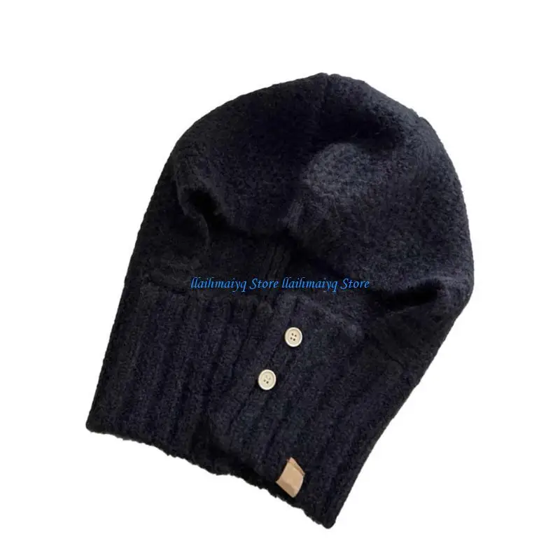 

573B Skull Caps Warm Hat Women Sports Hat Knit Winter Hat for Parties and Clubs