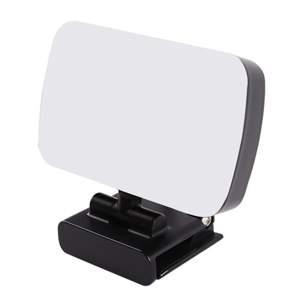 

LED Video Conference Light Three-Color Fill Lamp Portable Clip-on Laptop Light for Video Conferencing Live Streaming Webcam